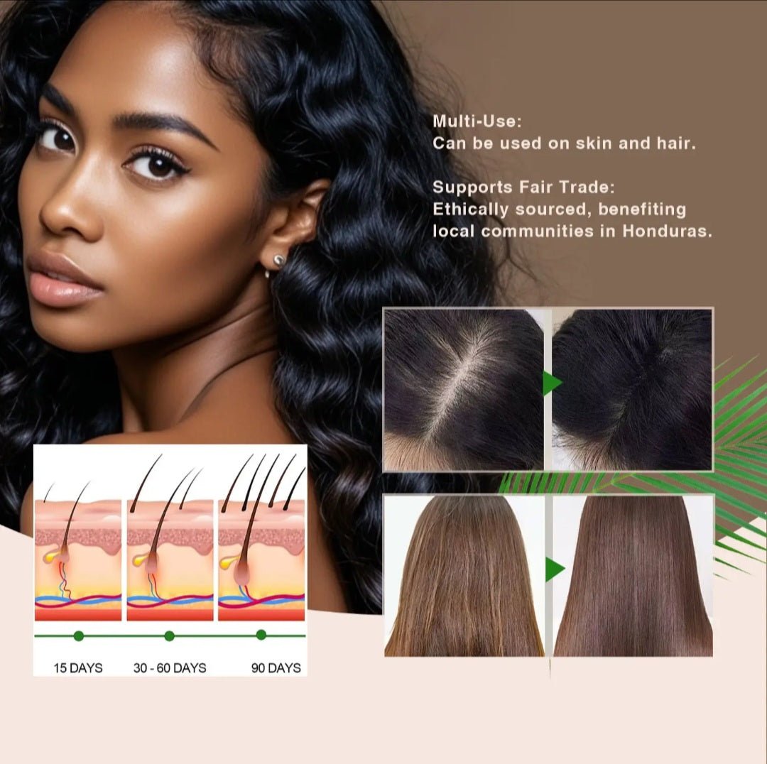 Batana Oil 100% Natural Hair Growth Repair Dry Damaged Hair Scalp Treatment 118ml - IDY V. FIT NATURALS