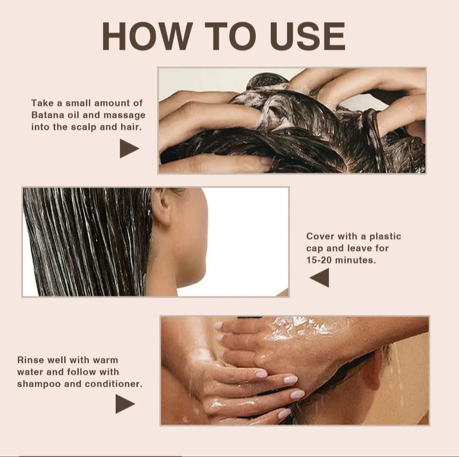 Batana Oil 100% Natural Hair Growth Repair Dry Damaged Hair Scalp Treatment 118ml - IDY V. FIT NATURALS