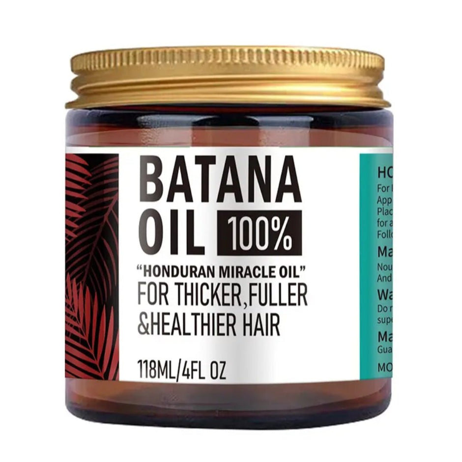 Batana Oil 100% Natural Hair Growth Repair Dry Damaged Hair Scalp Treatment 118ml - IDY V. FIT NATURALS
