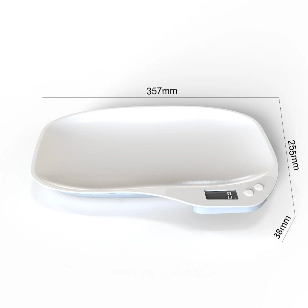 Digital Pet Scale for Puppies & Small Pets – 15kg LCD Weight Scale White - IDY V. FIT NATURALS
