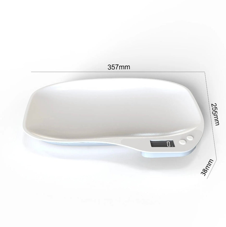 Digital Pet Scale for Puppies & Small Pets – 15kg LCD Weight Scale White - IDY V. FIT NATURALS