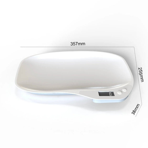 Digital Pet Scale for Puppies & Small Pets – 15kg LCD Weight Scale White - IDY V. FIT NATURALS