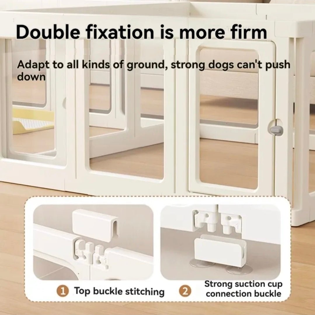 Indoor Dog Playpen 172cm x 72cm - Idy V. Fit Naturals