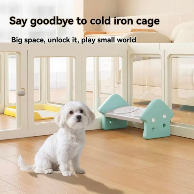 Indoor Dog Playpen 172cm x 72cm - Idy V. Fit Naturals
