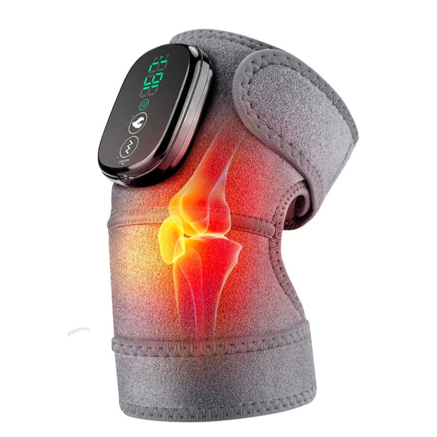 Rechargeable Heated Knee Support Wrap with Vibration – Adjustable 3-in-1 Design for Knee, Elbow & Shoulder - Idy V. Fit Naturals