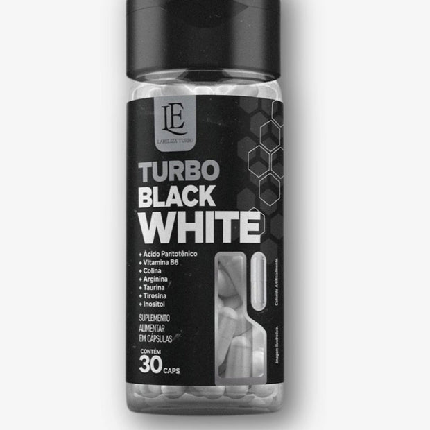 Turbo Black White – Metabolism & Weight Management Support | 30 Capsules - IDY V. FIT NATURALS