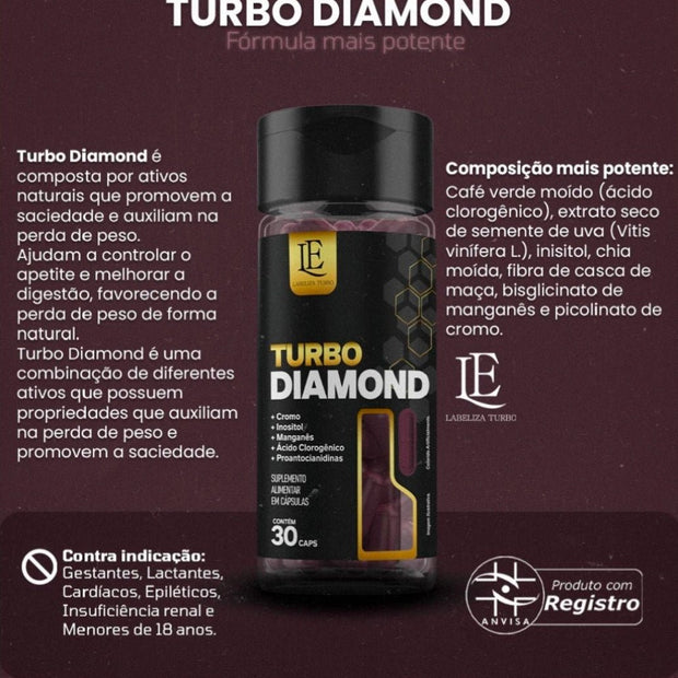 Turbo Diamond – Advanced Metabolism & Appetite Support | 30 Capsules - IDY V. FIT NATURALS